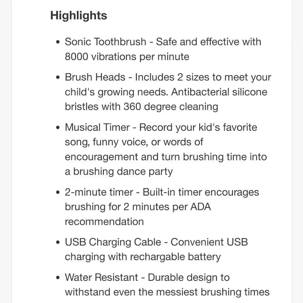Go Smile Baby Blu Sonic Singing Toothbrush for Kids